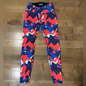 Buffalo Bills Red and Blue Patterned Leggings